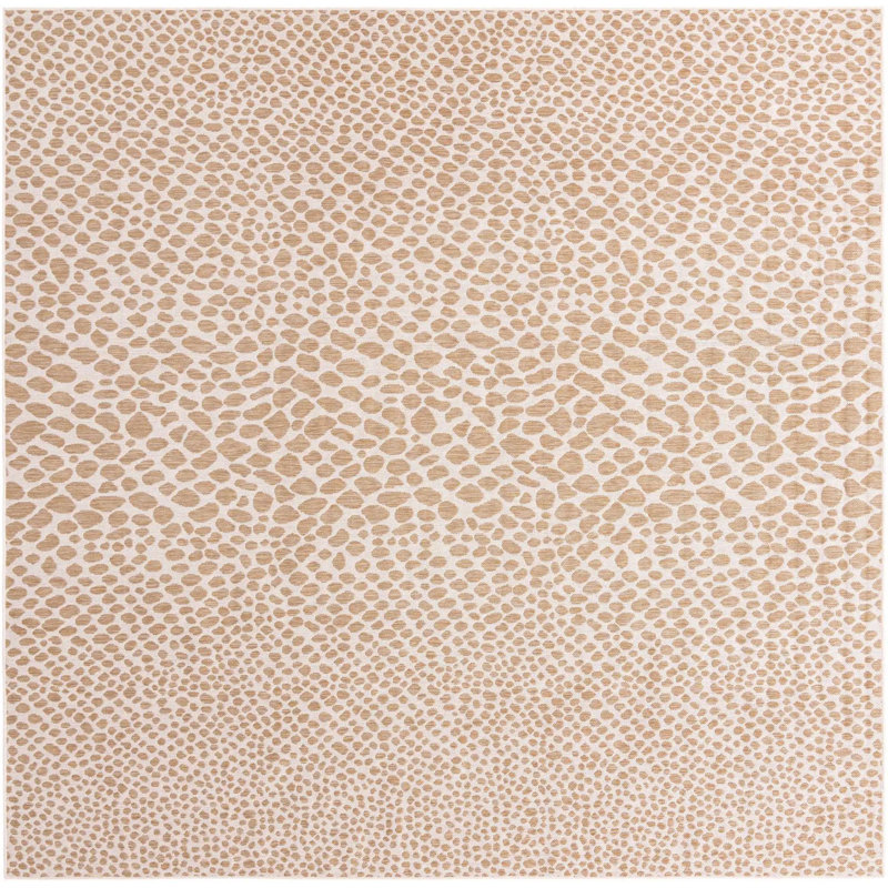 Tapis d'extérieur couleur os, Carré 10 pi 8 po