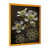 Impression dorée sur toile encadrée
