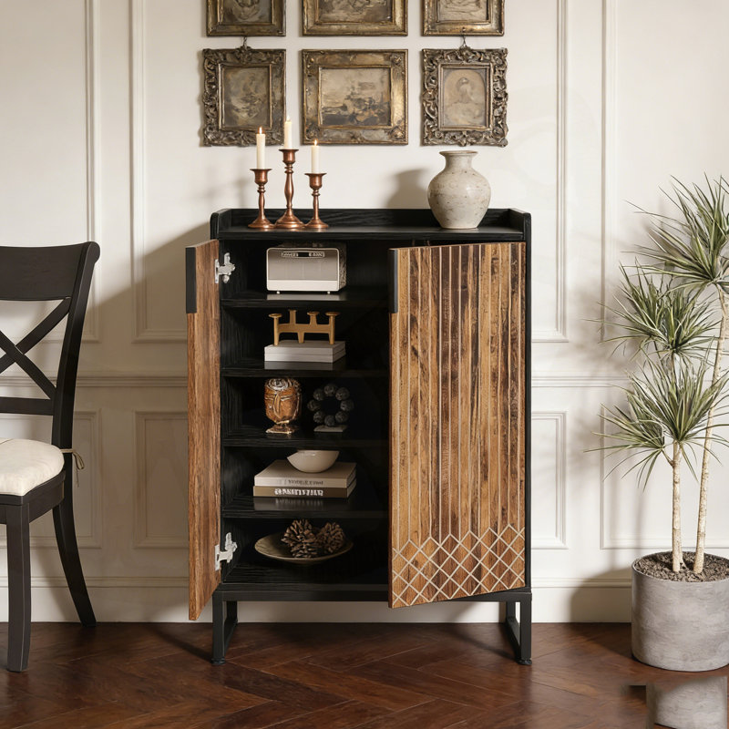 29.52” 5-Tier Shoe Cabinet With Doors, Spacious Storage And Modern Minimalist Design For Entryways And Small Spaces.