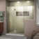 Unidoor-X 72" W x 72" H Hinged Frameless Shower Door with ClearMax™ Technology
