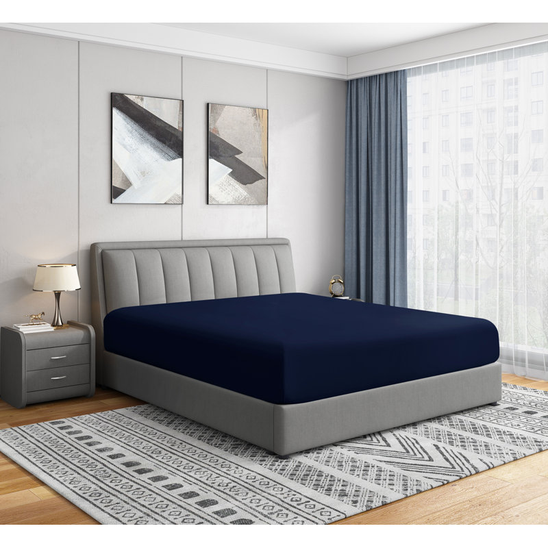 Swift Home Ultra-Soft 21" Extra-Deep Fitted Sheet - Essential 1800 Series Microfiber - Fits Mattress up to 21" Thick - Peach Fuzz, Durable, Easy Care