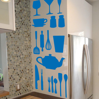 Décalcomanie murale de cuisine