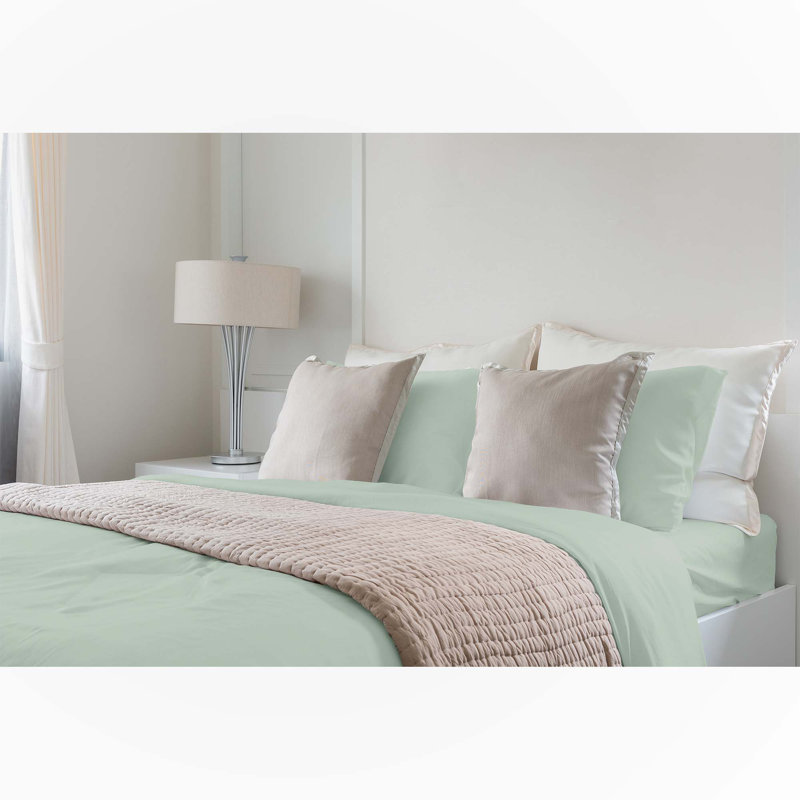 Sheet Set, C.King Sheet Set w/ 1 Fitted Sheet, 2 Pillowcases, Light Green