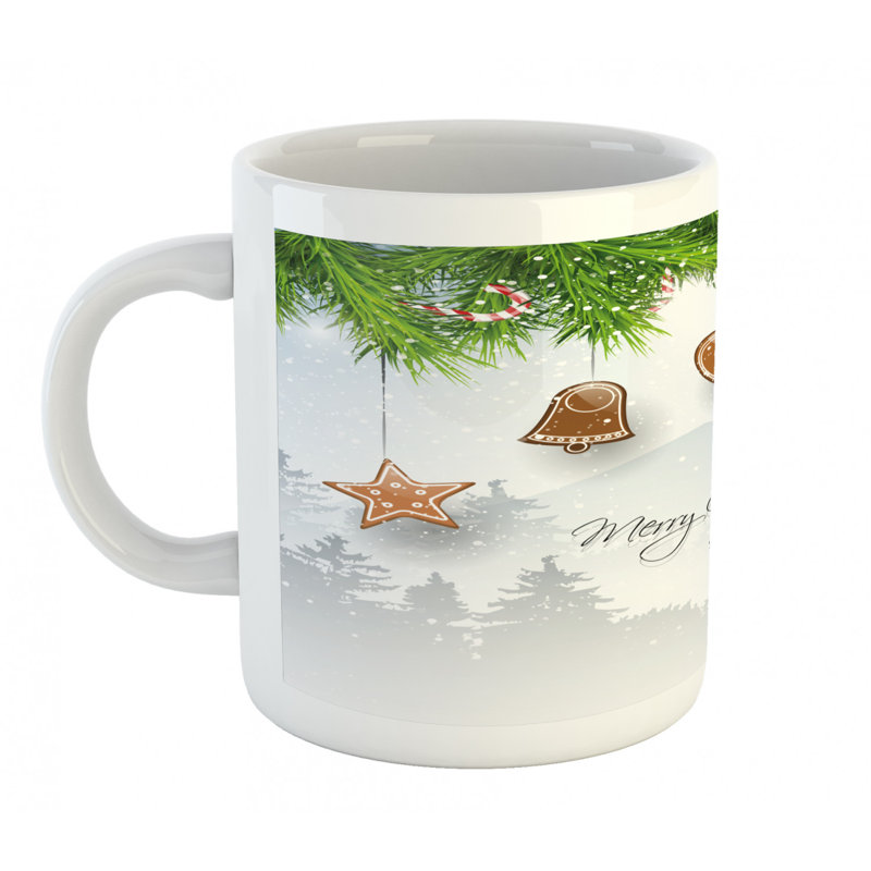 Grande tasse à café pain d’épice cookies