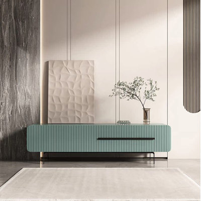 Modern minimalist living room TV stand