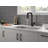 Junction Matte Black Kitchen Faucet with Pull Down Sprayer, Modern Single Hole Kitchen Sink Faucet, Single Handle, Matte Black-50778091