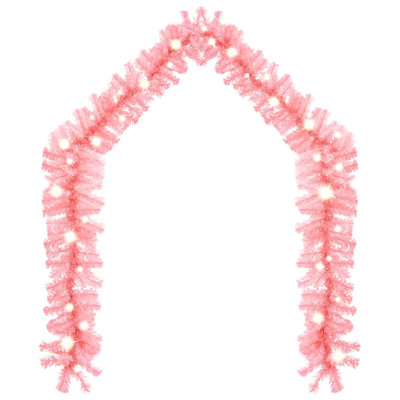 Christmas Decoration Artificial Christmas Garland with LED Lights