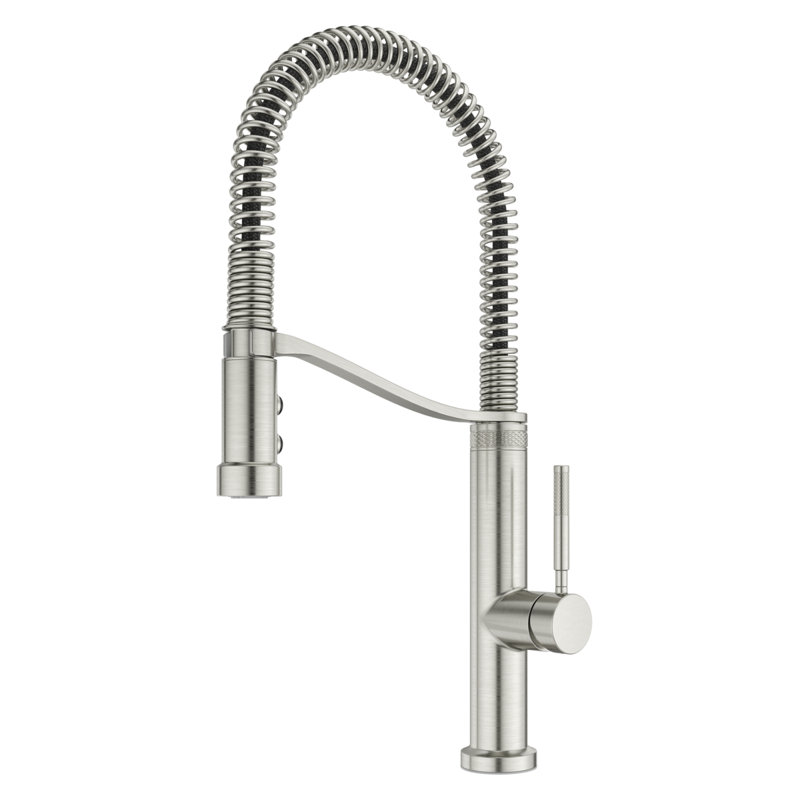 Pull Down Single Handle Kitchen Faucet, Polished Chrome