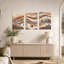 Ensemble de 3 toiles en bois-800397193