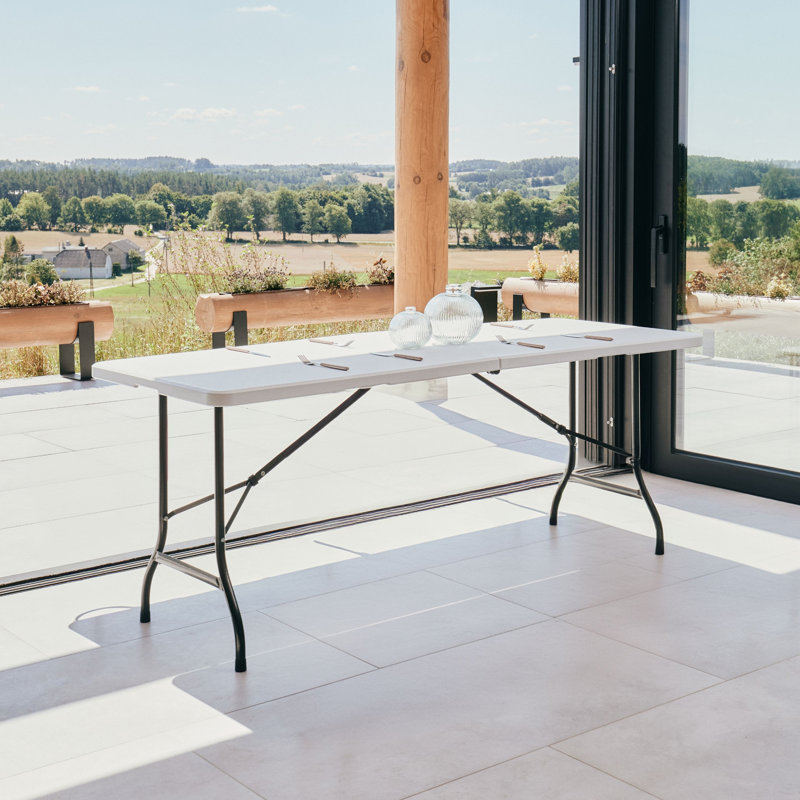 Cevahir Rectangular 8 Person 180Cm L Outdoor Dining Table