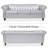 Chesterfield Button Tufted Backrest Multi-seat Upholstered Sofa-332871584