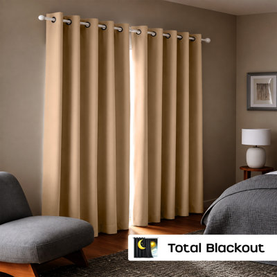 260 GSM Thermal Blackout Eyelet Curtains