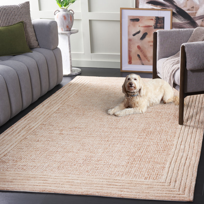 Tapis ivoire / rose Ebony 425, Rectangle de 5 pi x 8 pi
