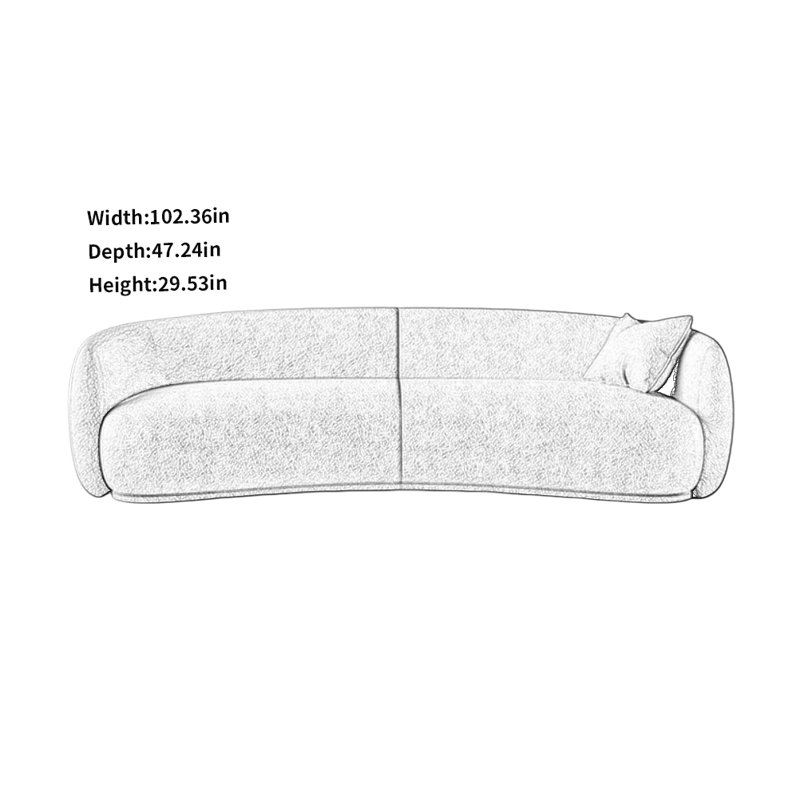 Creative Minimalist Casual Sofa, Gray