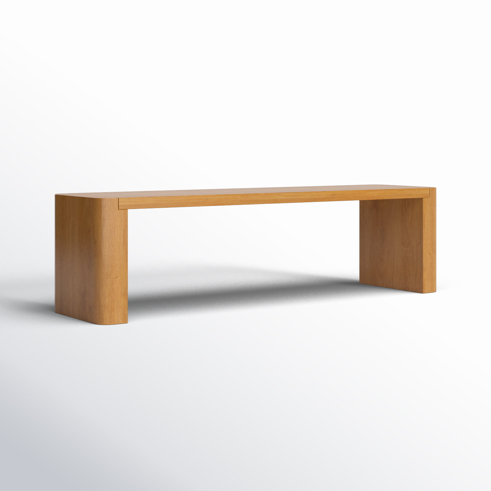 Channing 82" Dining Bench, 17" H x 62" W x 16" D, Natural