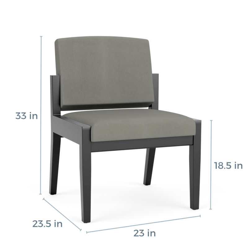 Chaise d'invité Amherst, Noir, Patriot Plus