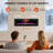 Ryele Electric Fireplace with Remote-836244344