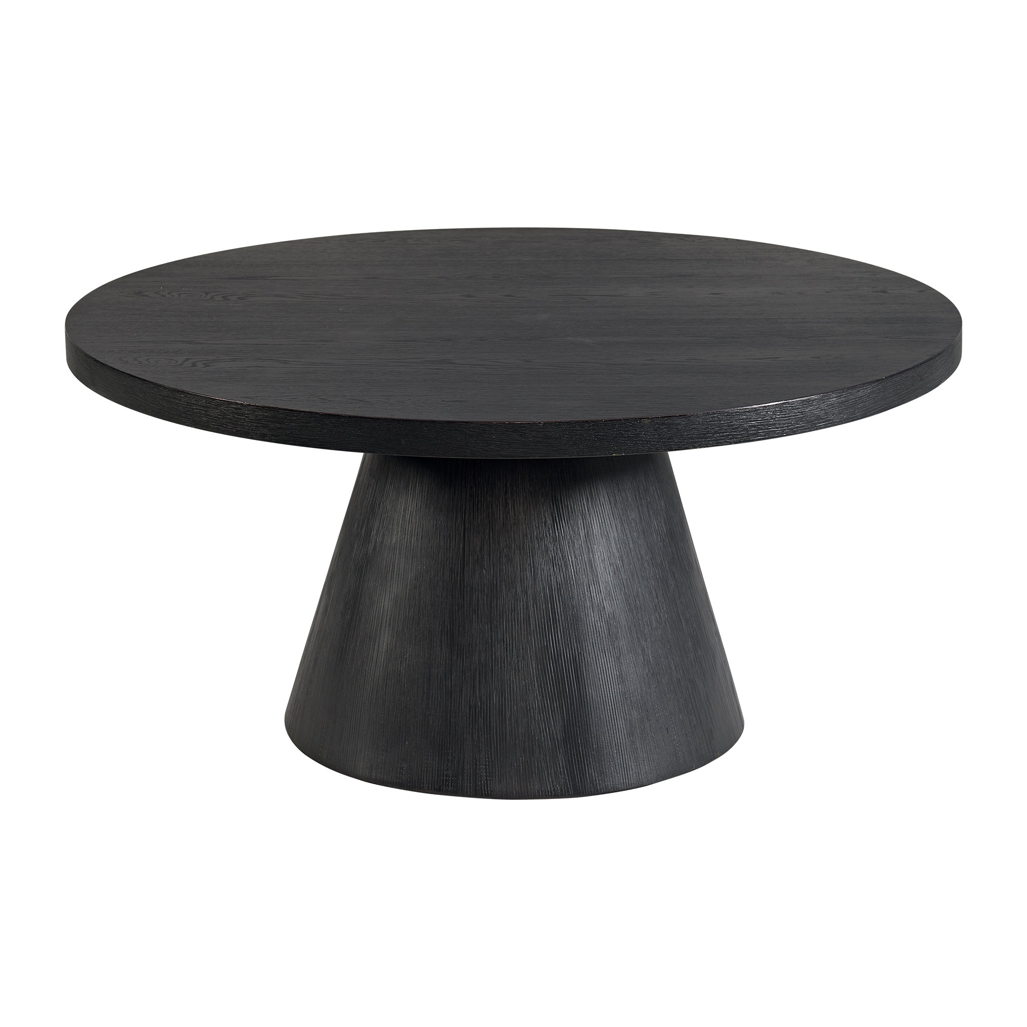 Picket House Furnishings Table basse ronde noire Picket House ...