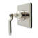 Kingston Brass Whitaker Single-Handle Wall Mount Six-Way Diverter Valve with Trim Kit