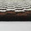 Channahon Brown/Cream Checkered Shag Area Rug-1876754507
