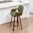 Youngstown Upholstered Swivel Counter Stool With Wood Frame-123200779