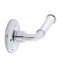 Bravura 840-0 St. Charles Privacy Lever on Traditional Round Rose in Polished Chrome