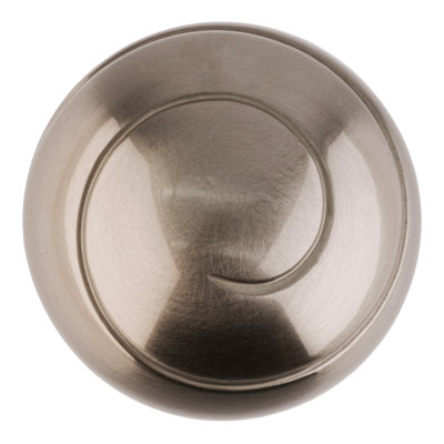 Brixwell BXE28339G10 Ensembles Bi-Fold Swirl Novelty Door Knob For Kitchen And Cabinet Hardware Satin Chrome