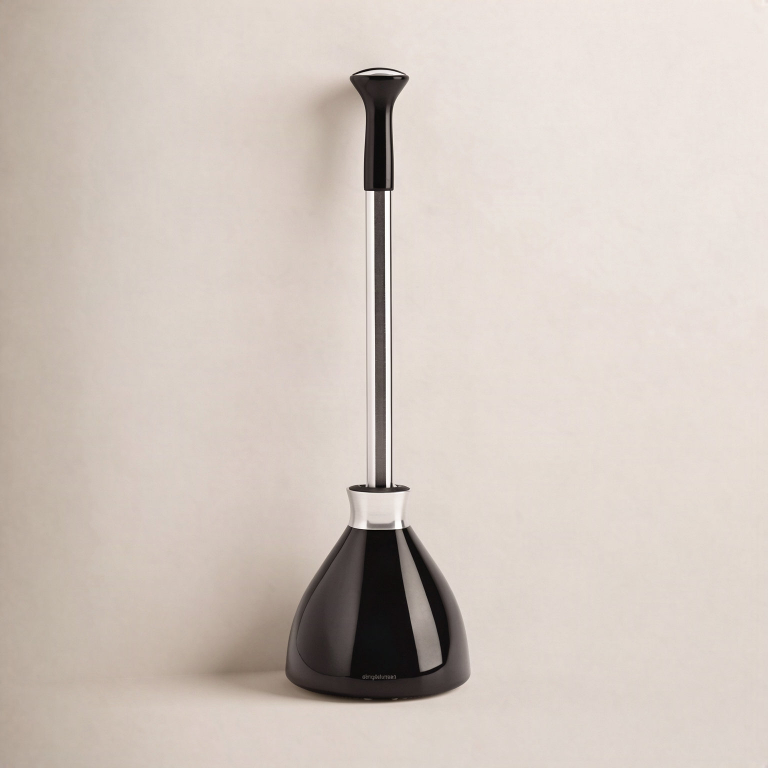 Simplehuman Toilet Plunger and Caddy, Black