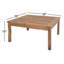 Venice Outdoor Square Teak Chat Table