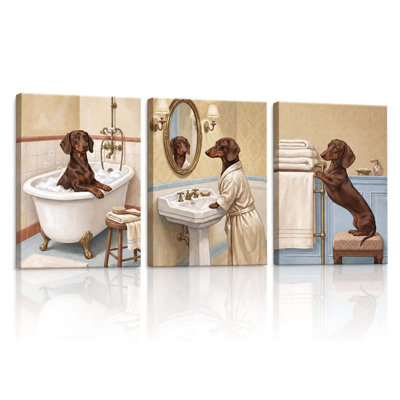 3 Piece Wrapped Canvas Wall Art