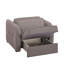 Fauteuil rembourré convertible avec rangement-1898395098