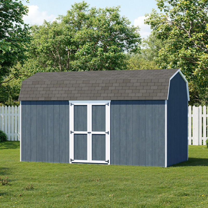 Value Gambrel Barn 6' Sidewalls With Side Entry, 112.5" H x 96" W x 192" D, Yes