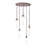 Flint 5 LT Winter Brass Multi-Pendant Kalco
