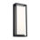 20" Framed Outdoor Dimmable LED Flush Mount Light, Black