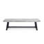 Banc de salle à manger en bois massif et en métal E 17,5 "x l 63" Eules-100638431