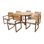 Venice 7 - Piece Solid Wood Dining Set