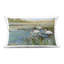 Coussin Stilt Birds Water Reflections