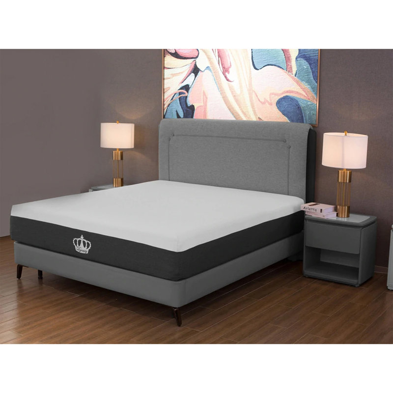 Dynasty Mattress 12 Inch CoolBreeze Gel Memory Foam Mattress with Cover, King