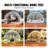 Dome Bubble Tent Double Cover w/ Transparent Window for Camping-105231347