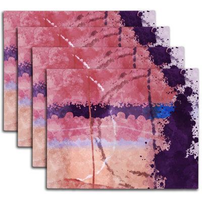 Napperon abstrait en polyester