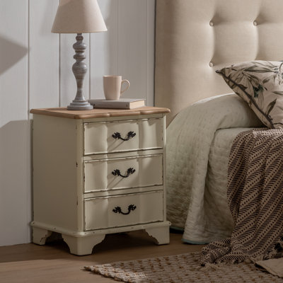 Damiane 50cm W Solid Wood Bedside Table