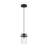 Malaki 1-Light Dimmable Single Pendant with Glass Shade -307158385