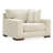 Upholstered Accent Chair with Ottoman