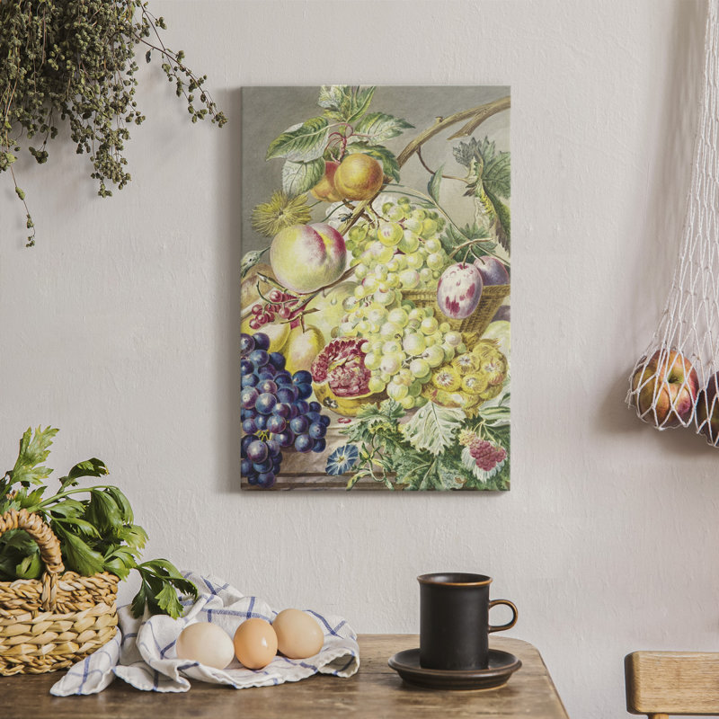 Fruitstuk - impression sur toile tendue, H 12 po x l 8 po x P 1 po