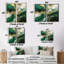«Green and Gold», art mural abstrait sur toile-1738952014-1738952009-1738952008