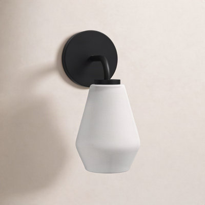 Carice Single Frosted Bath Sconce