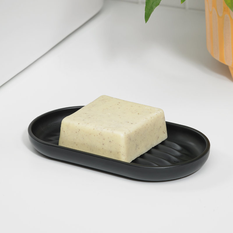 Recycled Soap Dish - Made in UK, Black