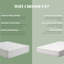 MHG Living Box Stitched Microfibre Mattress Topper - Ultra Soft Breathable Bed Topper With Elasticated Straps-1168502536