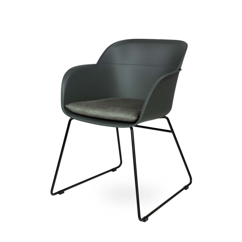 Adonay 45cm H Armchair, Charcoal