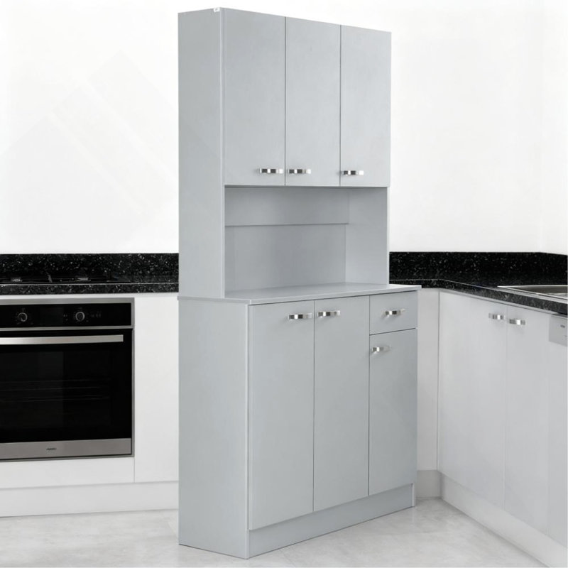 Grand garde-manger avec micro-ondes Stan